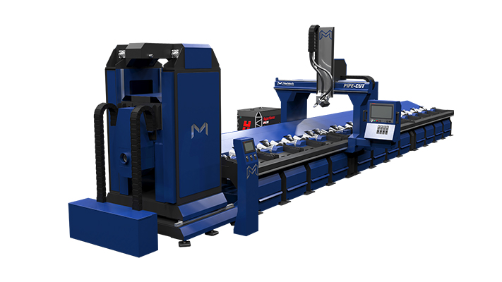 A CNC pipe cutter